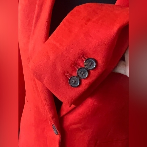 J Crew Parke Linen Blazer - Brilliant Sunset - Picture 6 of 10